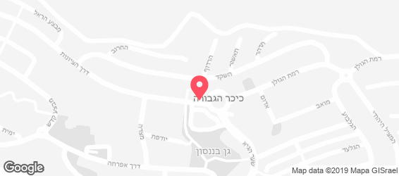 המקום של אבא - מפה