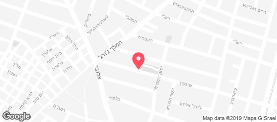 שינקין 17 - מפה