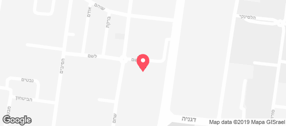 בליקר בייקרי פתח תקווה - מפה