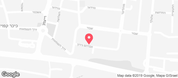 טאטי לופט יהוד - מפה טאטי לופט יהוד - מפה