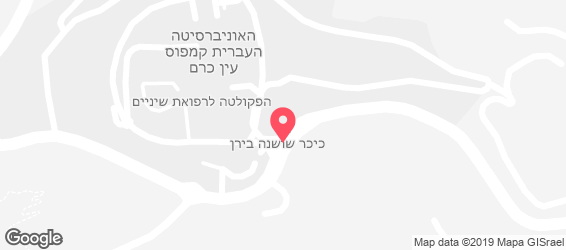 קפה הלל - מפה