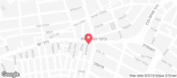 בר אילן - פאב החלוצים - מפה