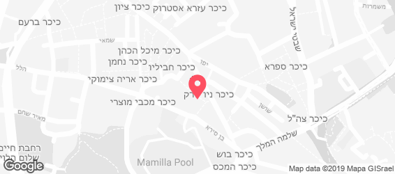 ז'בוטינסקי בר מסעדה - מפה