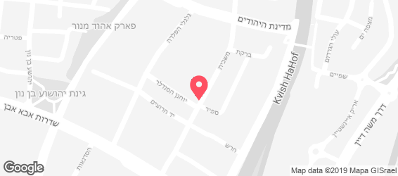 קייטרינג קסם הקרמל - מפה