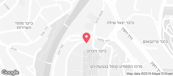 העברית - מפה