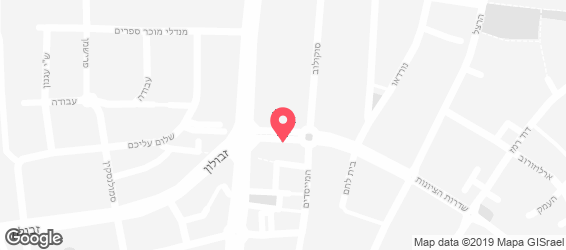 פיצה איטליה הקטנה מהדרין - מפה