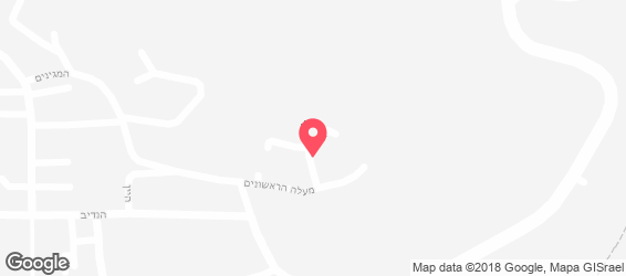אדמה בקתה קולינארית זכרון יעקב - מפה