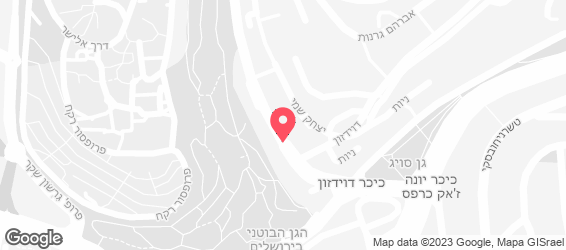קפית בגן הבוטני - מפה