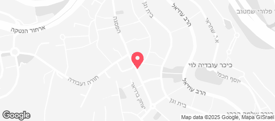 פיצה בית וגן - מפה