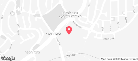 אמריקן פיצה יקנעם עילית - מפה