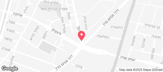 המושבה - פלאפל 4 טעמים - מפה