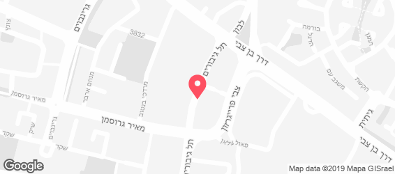 מזנון  סימה - מפה