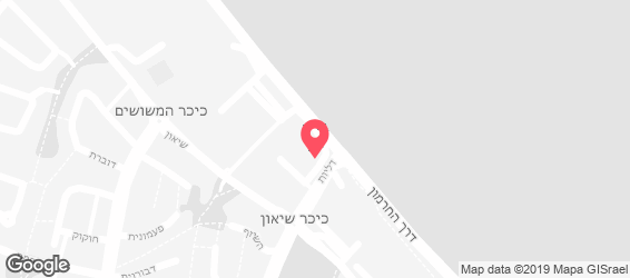 פיצה רשב"י קצרין - מפה