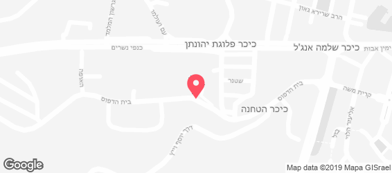 פלאפל 4 טעמים - מפה