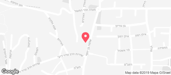 שיא הפיצה  - מפה