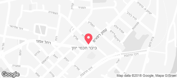 בן עמי ירושלים - מפה