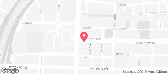 פלאפל יד אליהו - מפה