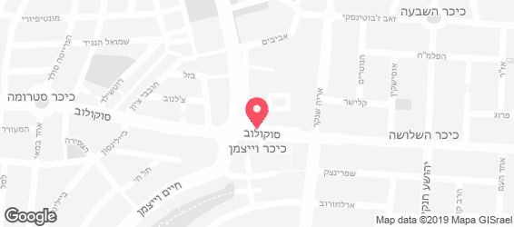 גלידת ויקטורי - מפה