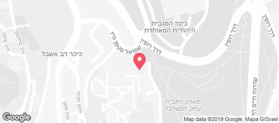 מודרן, מוזיאון ישראל - מפה