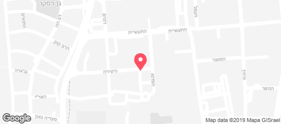 שנקין בר ומטבח  - מפה