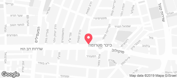 דודא לפיצה - מפה