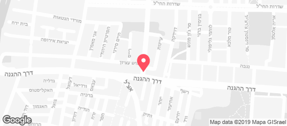 דודא לפיצה - מפה
