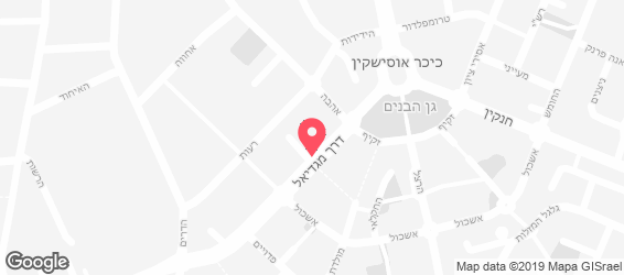 פיצה ביס של יובל - מפה
