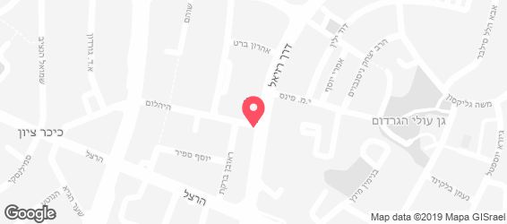 פלנצ'ה מזנון מכל הלב - מפה