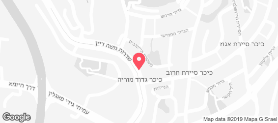 פיצה ג'ינג'י - מפה