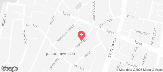 צ'יז בר בריאות - מפה