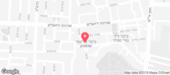 פיצה שמש - מפה