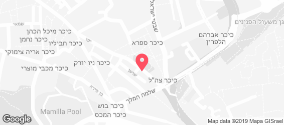 פיצה ממילא - מפה