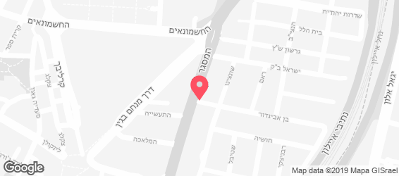 מסעדת בית החומוס - מפה