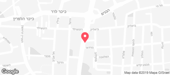 פלאפל דוד מזרחי - מפה