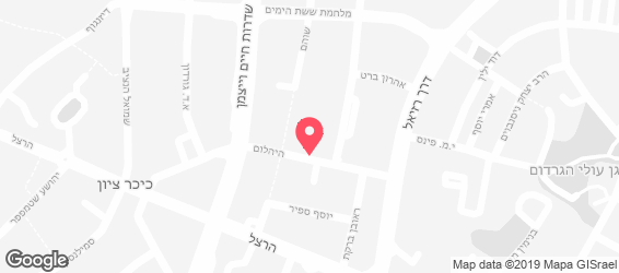 פינוקי האוכל של כרמל - מפה