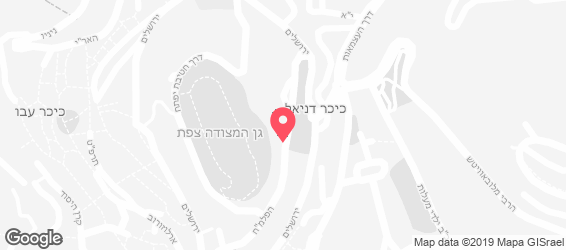פיצה פרדייז - מפה