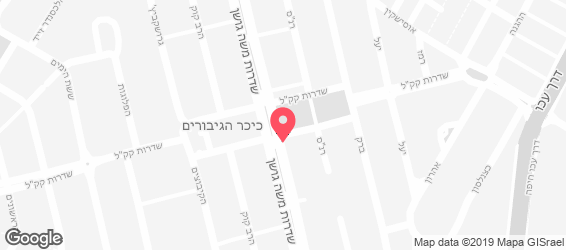 אמריקן פיצה - מפה