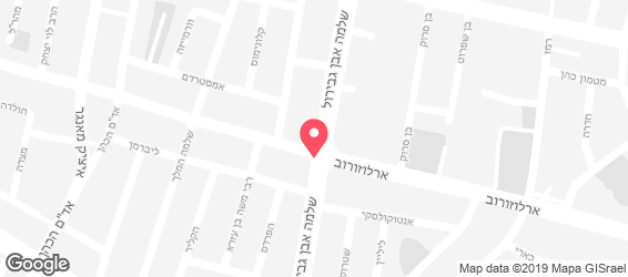 פלאפל 4 טעמים - מפה