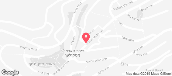 פלאפל אבדר - מפה