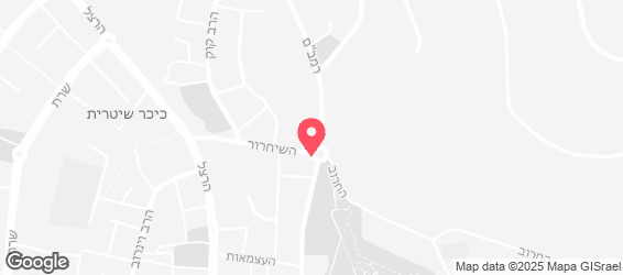 מזלזלת הפלאפל והשווארמה - מפה