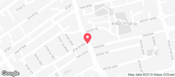המסעדה הישראלית - מפה