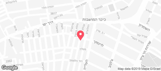 בייק בייקרי קונדיטוריה טבעונית - מפה