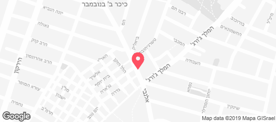 חומוס הבית - מפה