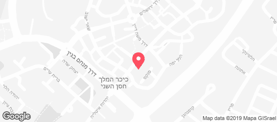 יהליס פיצה - מפה