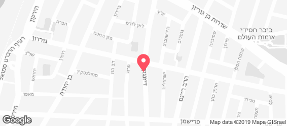 בורגר שופ הקטנה - מפה