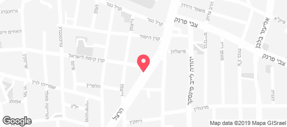פיצה פרגו  - מפה