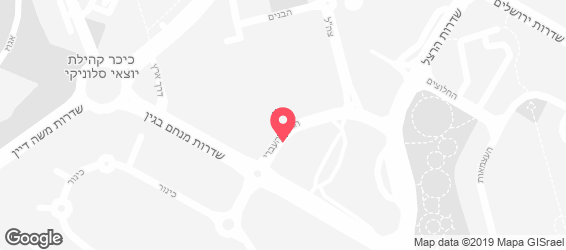 בורגרס בר - מפה