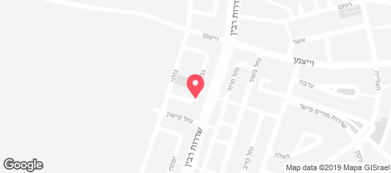פיצה בלה - מפה