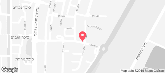 טרז'ולי -קונדיטוריה קפה צרפתי - מפה