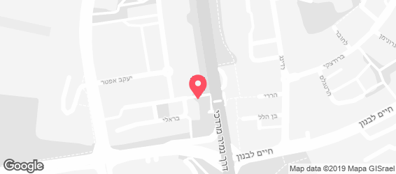 קפה בראלי - מפה